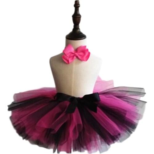 Tutu Skirt Fluffy Baby Girls Birthday Party Rainbow Skirt Navy Blue Colors Handmake Ballet Dance Skirt Christmas Costume Tutu