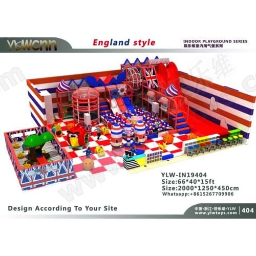 Amusement soft play structure indoor playground park with trampoline park ball pool game YLW-IN19403