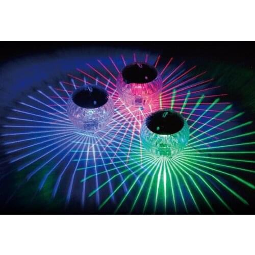 Pool Light Outdoor Lighting Floating Ball Lamp Solar Powered Color Changing Light Pool Under Water Night Lights Garden Lights