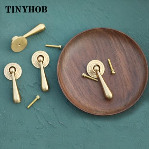 Vintage Solid Brass Furniture Handles and Knobs Kitchen Drawer Cupboard Ring Pull Handles/Cupboard Wardrobe Drawer Pull Handle