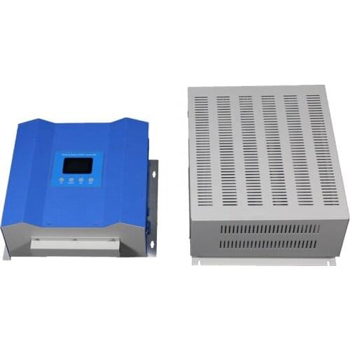 High quality 1000w 48v LCD screen PWM MPPT wind solar hybrid charge controller for off grid gel battery