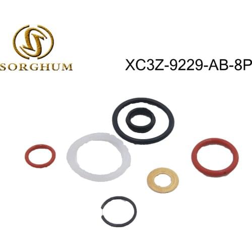 XC3Z-9229-AB-8P CM-5010 (Set of 8) Fuel Injector O-Ring Kits For Ford Motorcraft 7.3L