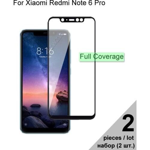 Protective Glass For Xiaomi Redmi Note 6 Pro Full Coverage Tempered Glass For Xiaomi Redmi Note 6 Pro