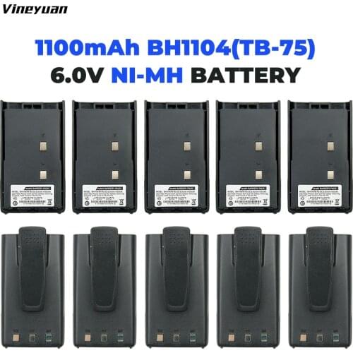 10X BH1104 Replacement Battery for HYT Hytera Radio TC-500 TC-446 TC500 TC446