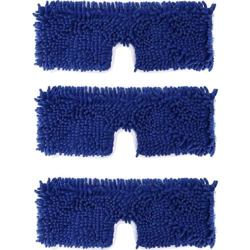 3 Pack Microfiber Mop Replacement Head,Dry/Wet Mop Pads For Dua-Action Microfiber Flip Mop,Reusable And Machine Washable