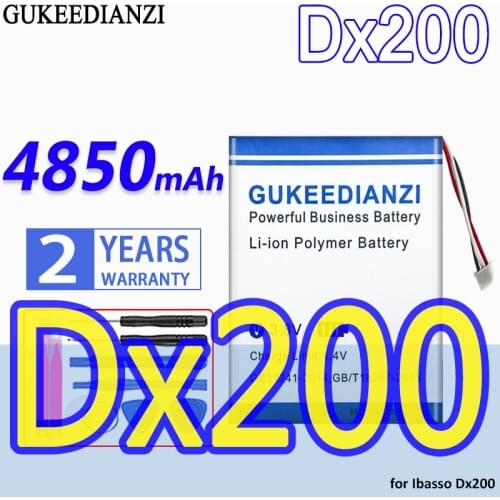 GUKEEDIANZI High Capacity Battery 4850mAh for Ibasso Dx200 Bateria
