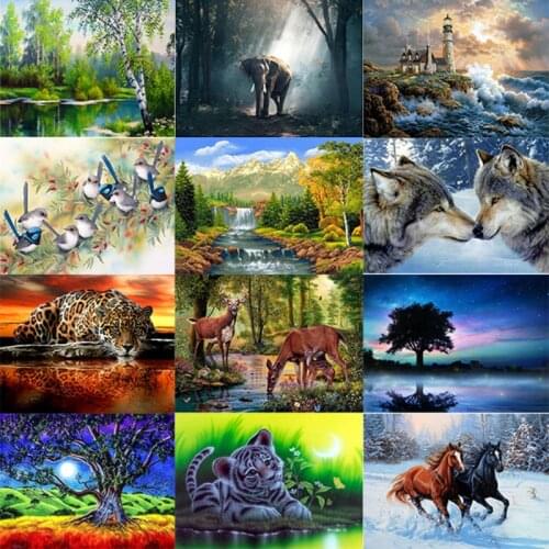 Scenery Series 5D Diamond Painting Diamond Embroidery Cross Stitch Kits Diamond Mosaic DIY Handmade Home Decor