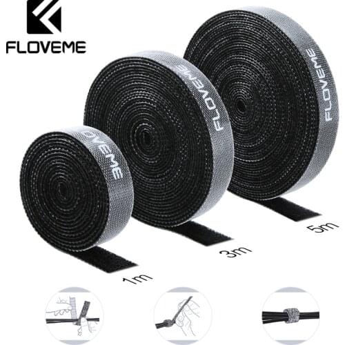 FLOVEME Cable Organizer Wire Winder Clip Earphone Holder Mouse Cord Protector Cable Clip Management For iPhone Samsung USB Cable