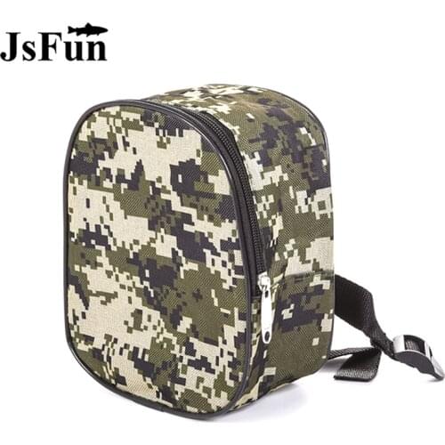 Fishing Reel Bag Oxford Fishing Tackle Bag Portable Fishing Gear Case Carp Fishing Tackle Outdoor Sports Storage Pouch PJ155