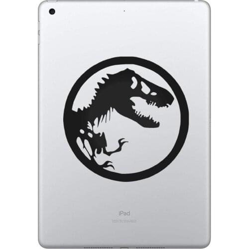 Jurassic Park Dinosaur Laptop Sticker for Apple iPad Air 9.7" 10.2" Pro 10.5" 11" 12.9" Mini 7.9" Skin Vinyl Notebook Decal