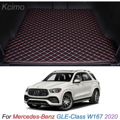 The Trunk Floor Leather Liner Car Trunk Mat Cargo Compartment Floor Carpet For Mercedes-Benz GLE-Class W167 2020