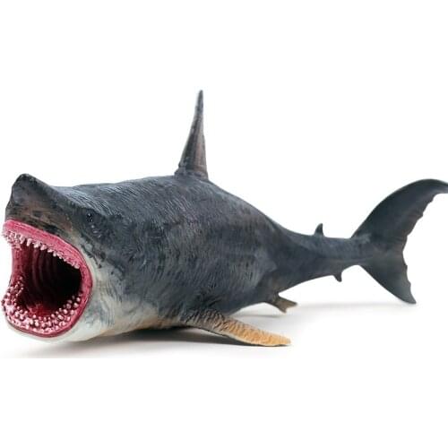 New Simulation Marine Life Animal Model Megalodon Shark PVC Movable Doll Collection Cognitive Kids Toys Gift