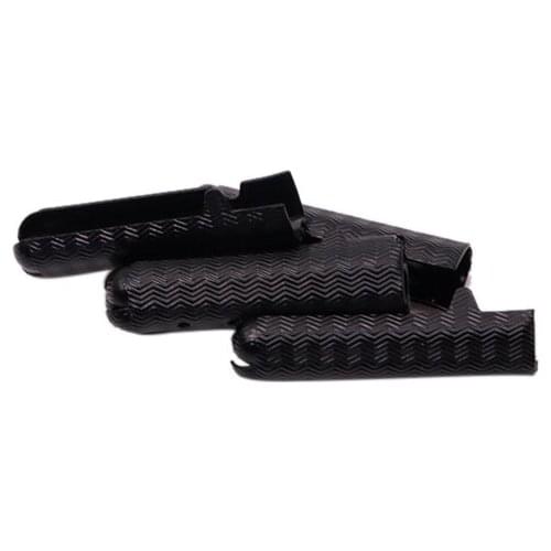 New Weiou Aglets 4mm*22mm Open Type Metal Tips Pure Black Spiral Pattern Ends 20pcs Ropes Heads In Selling For Leather Cordones