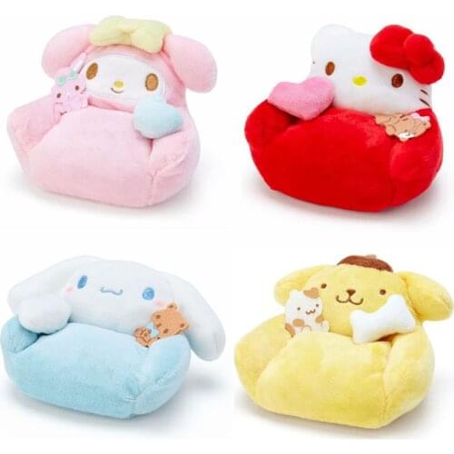 New Cartoon Sofa Rabbit Bunny Cat Dog Cartoon Plush Girls Kids Stuffed Toys For Children Gifts