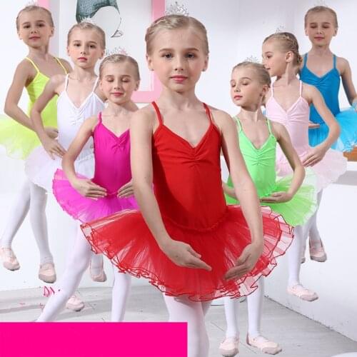 Wholesale kids baby Ballet dress tutu Dance Above knee Mini ball gown kids dresses girl gift children petticoat