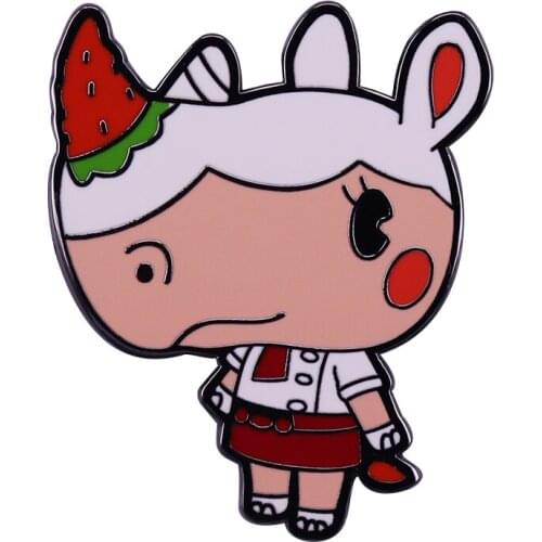Show off your cutest rhino bestie with these Animal Crossing inspired pins