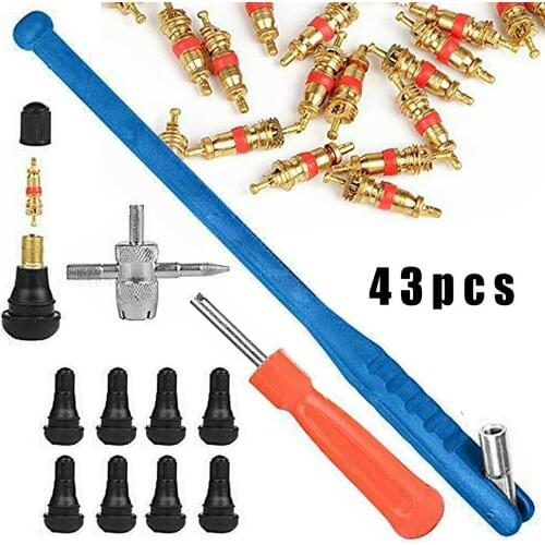 Motorcycle Valve Core Parts Motorcycles Installation Tools Electric Vehicles Accessoires 43pcs/Set Drop Shipping