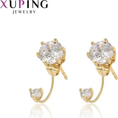 Xuping Fashion New Creative Wild Eardrops Earrings Jewelry for Women Girls Thanksgiving Jewelry Party Gift 96872
