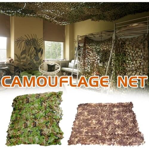 2*3m/2*4m/3*3m Multi-Purpose Jungle Camouflage Net Shading Sun-Shading Sun-Proof Net Swimming Pool Beach Pavilion Garden Awning