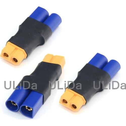 3pcs Wireless Male EC5 to Female XT60 Connector Adapter Rc Car Lipo Battery ESC