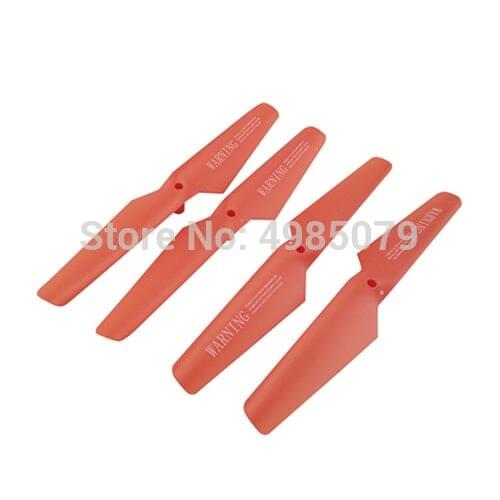 4PCS/Set X5SW Propellers Blade Red Color CW CCW Replacement Blade Spare Parts for Syma X5 X5C X5SC X5SW Propeller Blade Part