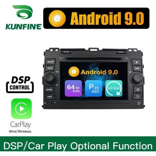 Android 9.0 Octa Core 4GB RAM 64GB Rom Car DVD GPS Multimedia Player Car Stereo for Toyota PRADO 2006-2010 Radio Headunit