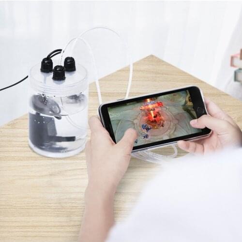 Fast Water-Cooled Cell Phone RadiatorFor iPhone6/6S/7/8/6SP/6P/7P/8P Smartphone Cooling Case Water Pump Mobile Phone Cooler