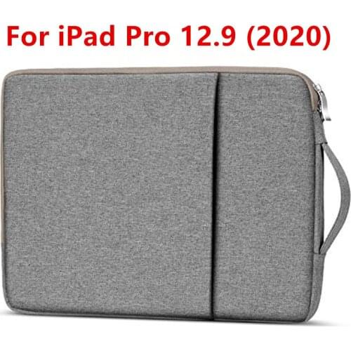 Tablet Sleeve Case For iPad Pro 12.9 (2020) Travel Cover Pouch Bags For iPad Pro (12.9-inch, 4th Gen) A2069, A2232, A2233, A2229