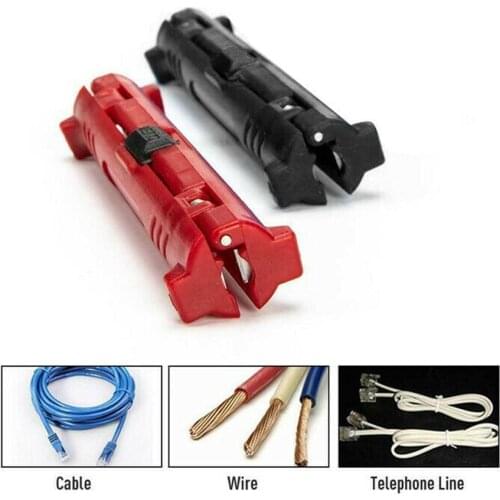 Cylindrical Wire Stripper Cutter Multi-function Electric Tool Pliers Stripping Machine Tool Rotary Puller Coaxial Cable Pen N6A6