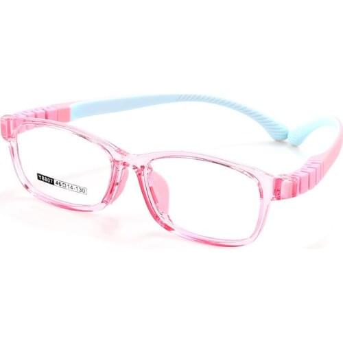 6-14Year-old Detachable Round Kids Optical Frame Children Frames Spectacles Food Grade Material Prescription Lunettes