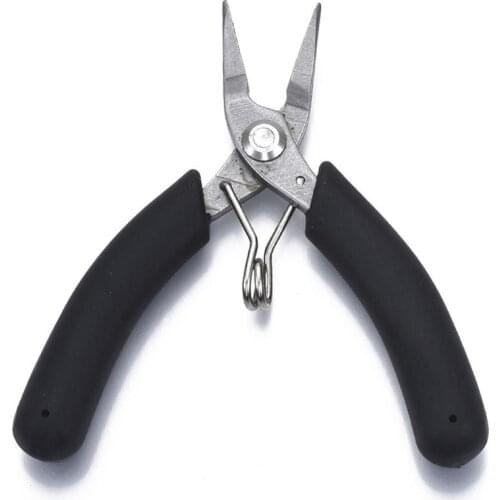 1Pcs Stainless Steel Mini Diagonal Cutting Pliers Flush Cutter with PVC Handle Side Cutting Jewelry Making DIY Tools Equipment