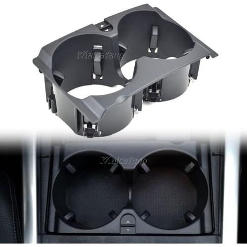 For Mercedes-Benz E350 E400 E550 Black Cup Holder Center Console Bottle Holder