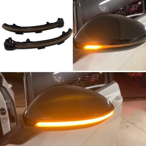 For Volkswagen Golf MK7 7 GTI R GTD Dynamic Blinker LED Turn Signal Rline Touran Mirror Light 2013 2014 2015 2016 2017