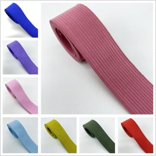 2yards/Lot 25mm High Elastic Sewing Elastic Band For Fiat Rubber Band Waist Band Stretch Rope Elastic Ribbon
