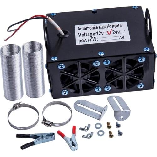 Electric Car Heater 600W 24V DC Heating Fan Defogger Defroster Demister Portable