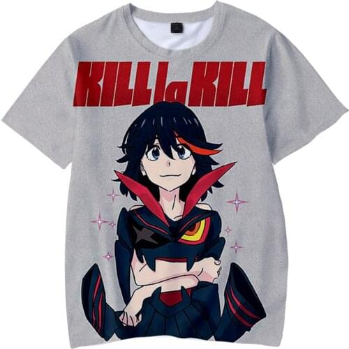 Kill La Kill Anime 3D Prints Children T-shirts Fashion Summer Short Sleeve Tshirt Hot Sale Kids Casual Streetwear Clothes