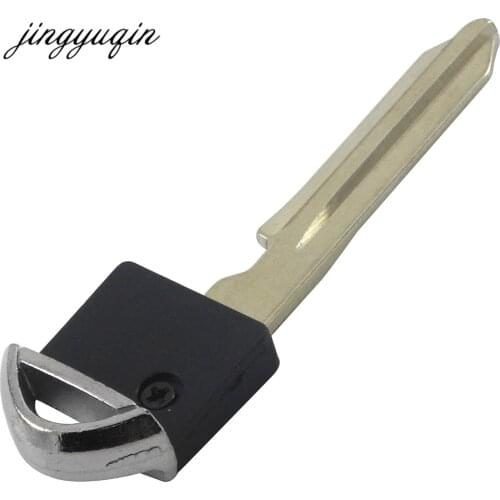 Jingyuqin 100pcs/lot New Remote Smart Prox Emergency Insert Fob Uncut Blade Insert Car Key For Nissan Infiniti