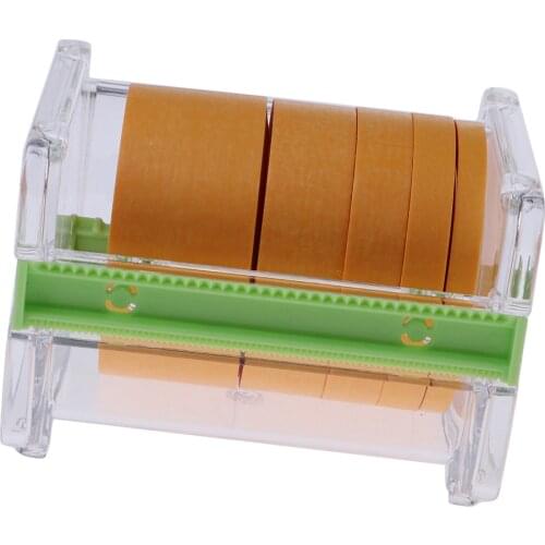 Masking Paper Tape Storage Box with 5 Rolls Model Paint Spray Shield Tapes