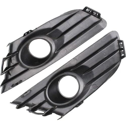 Car ABS Fog Lamp Cover Front Fog Light Cover Fog Lamp Frame Trim Bezel Garnish Lamp for Citroen C4 2004-2008