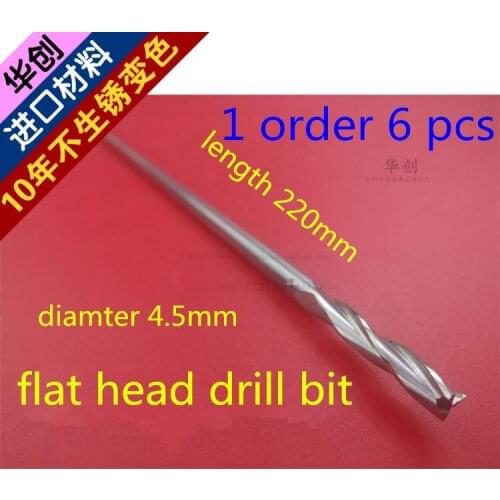 Medical orthopedic instrument 4.5 flat head drill bit femur tibia reconstruction Retrograde PFNA Intramedullary nail bone drill