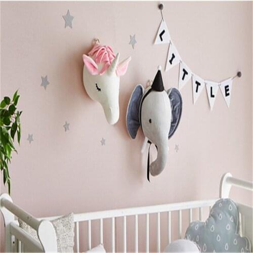 EDC Cute Unicorn Lucky Hanging wall Christmas Doll Plush Stuffed Sleeping Baby Child Toy Gift pillow