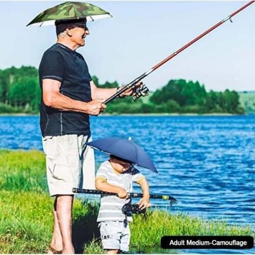 Multifunctional Foldable Fishing Umbrella Cap Accessories Tools