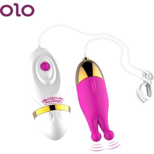 OLO Powerful Vibrating Egg Fantasy Jumping Egg G Spot Dildo Vibrator Female Vagina Clitoris Massager Sex Toys for Women
