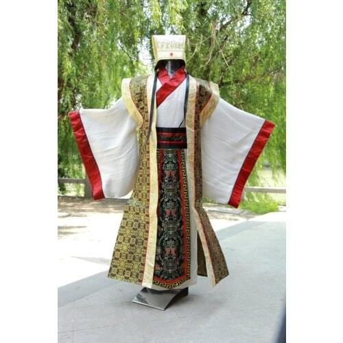 The New summer kungfu uniforms chinese traditional men clothing tang costumes dragon ancient emperor suits
