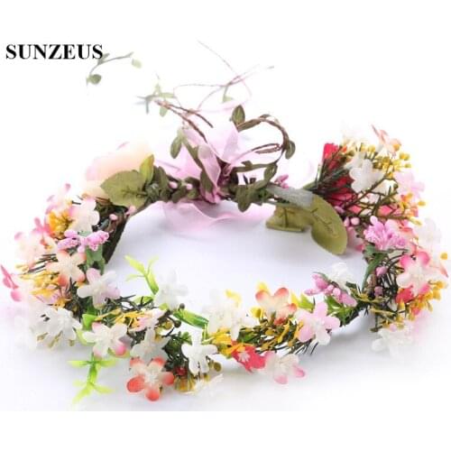2020 New Bridal Garland For Wedding Party Hand-made Flower Headband For Brides Free Shipping SQ302