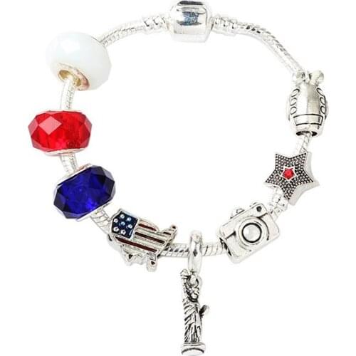 PandoraCharms silver 925 original bracelet Charm Bead Pendant Spacer Clip Charms Rose Gold Fit Bracelets for Women DIY Jewelry