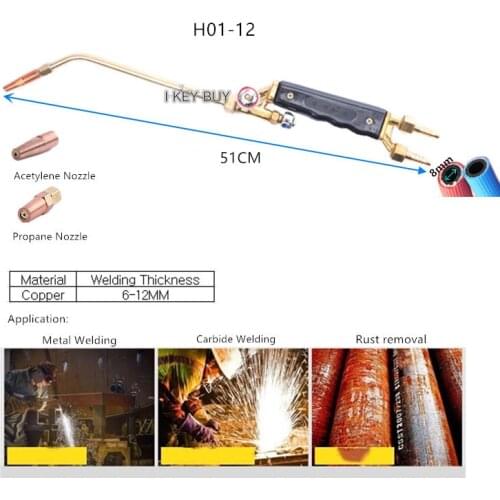 Gun Shooting Suction Type Injection Style Manual Welding Torch Oxygen Jet Suction Manual Propane Acetylene Welder Torches H01-12