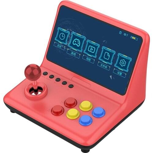 Hot A12 9 Inch Nostalgic Game Console Video Game Console Joystick Arcade A7 Architecture Quad-Core Cpu Simulator Game (16G)