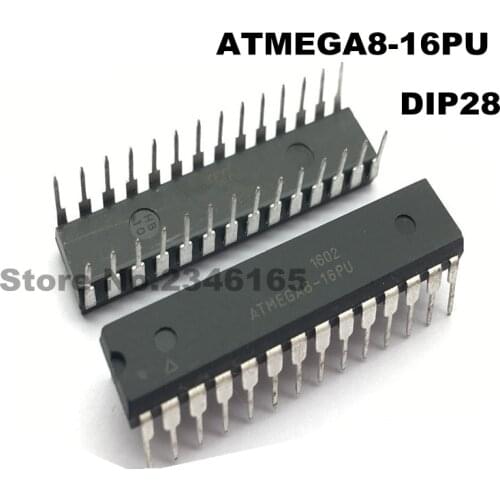 5pcs/lot New ATMEGA8 ATMEGA8-16PU DIP-28 8-bit with 8K Bytes In-System Programmable Flash