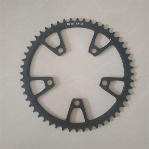 Road Bike Wide Narrow Tooth 110 BCD Chainring 42T 50T 52T 54T 56T 58T Round MTB Chainwheel Folding Bicycles 9/10/11/12 Speed
